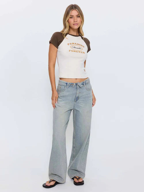 MURPHY FOLDED WAIST BAGGY JEAN