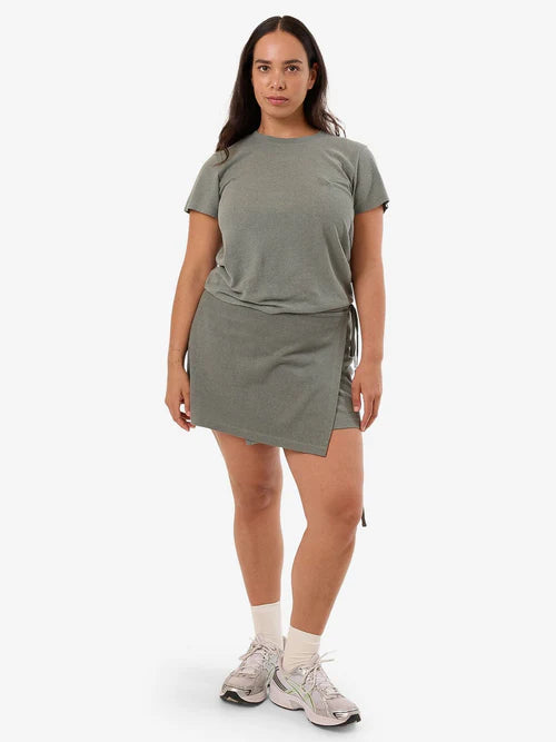 HEMP WRAP MINI SKIRT