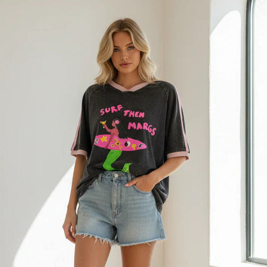 SURF THEN MARGS TEE