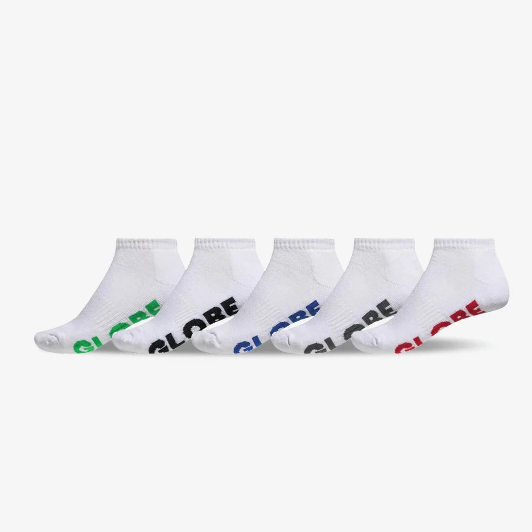 Stealth Ank Sock 5pk 7-11 Wht