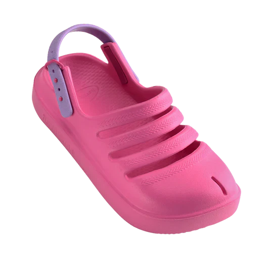 KIDS CLOG PINK FLUX/PRISMA PURPLE