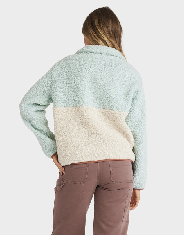 HORIZON MOCK NECK COLORBLOCK