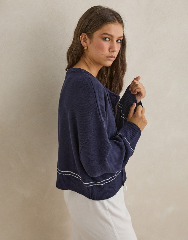 RAVELLO KNIT CARDIGAN