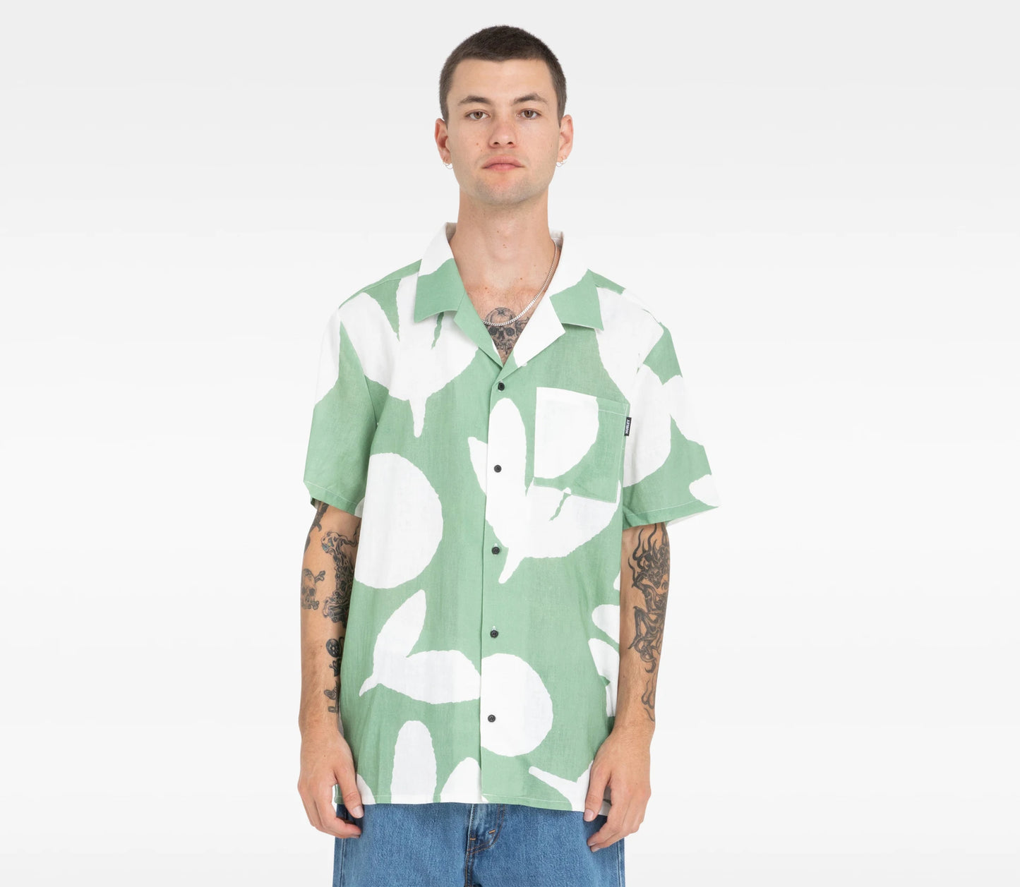 CAMP TEXTURE BLEND SHORT SLEEVE SHIRT