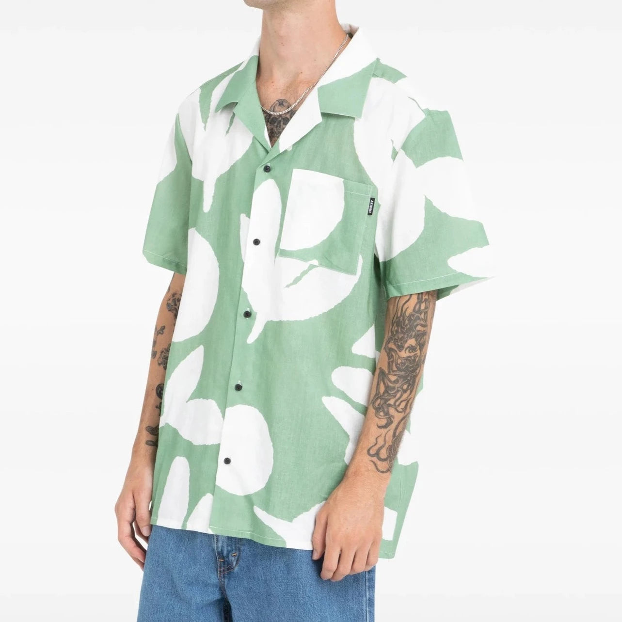 CAMP TEXTURE BLEND SHORT SLEEVE SHIRT