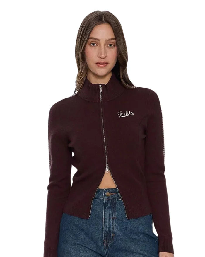 FINAL CALL ZIP KNIT SWEATER