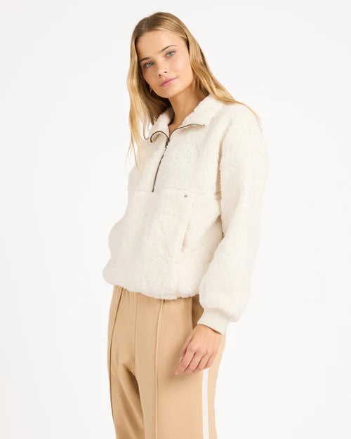 RISING TIDES HALF ZIP CREW