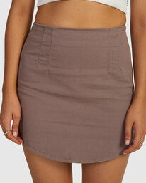 Twill Mini Skirt Szm Cliron Gf