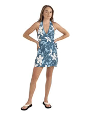 MALIA HALTER MINI DRESS